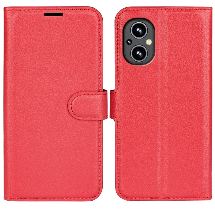 Per OnePlus Nord N20 5G Litchi Texture Custodia protettiva a vibrazione orizzontale con supporto e slot per schede e portafoglio, For OnePlus Nord N20 5G