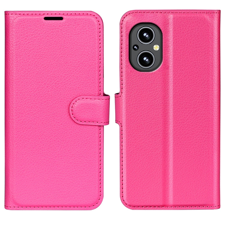 Per OnePlus Nord N20 5G Litchi Texture Custodia protettiva a vibrazione orizzontale con supporto e slot per schede e portafoglio, For OnePlus Nord N20 5G
