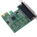 Porta parallela DB25 25pin PCIE Riser Card Stampante LPT a PCI-E Express Card Adattatore convertitore AX99100
