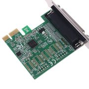 Porta parallela DB25 25pin PCIE Riser Card Stampante LPT a PCI-E Express Card Adattatore convertitore AX99100