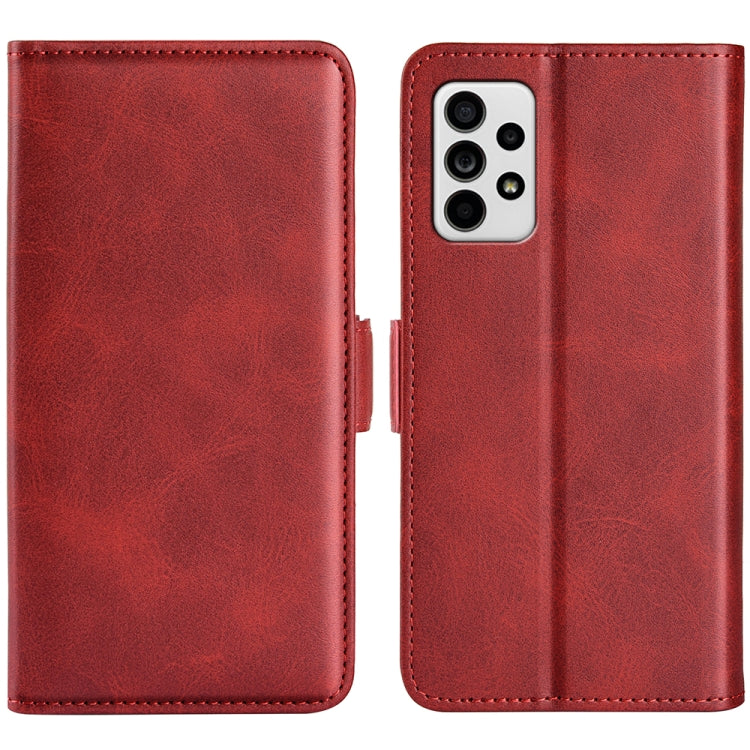 Custodia in pelle magnetica a doppio lato per Samsung Galaxy A33 5G con supporto, slot per schede e portafoglio, For Samsung Galaxy A33 5G