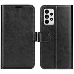 Per Samsung Galaxy A53 5G R64 Texture Custodia in pelle orizzontale a conchiglia con supporto e slot per schede e portafogli e cornice per foto, For Samsung Galaxy A33 5G