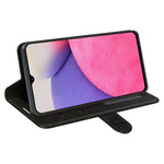 Per Samsung Galaxy A53 5G R64 Texture Custodia in pelle orizzontale a conchiglia con supporto e slot per schede e portafogli e cornice per foto, For Samsung Galaxy A33 5G