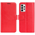 Per Samsung Galaxy A53 5G R64 Texture Custodia in pelle orizzontale a conchiglia con supporto e slot per schede e portafogli e cornice per foto, For Samsung Galaxy A33 5G
