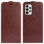 Per Samsung Galaxy A33 5G R64 Texture Custodia in pelle verticale a conchiglia con slot per schede e cornice per foto, For Samsung Galaxy A33 5G