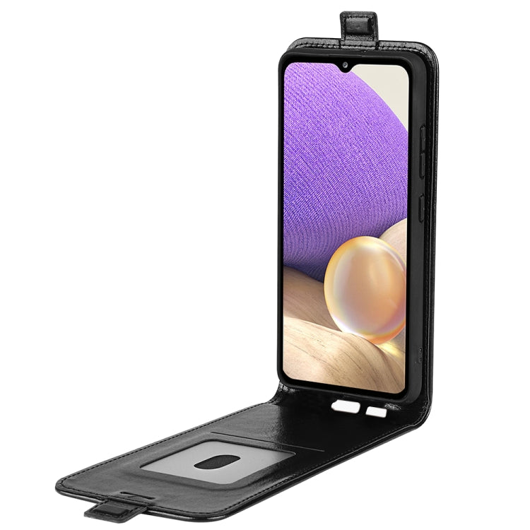 Per Samsung Galaxy A53 5G R64 Texture Custodia in pelle verticale a conchiglia con slot per schede e cornice per foto, For Samsung Galaxy A53 5G