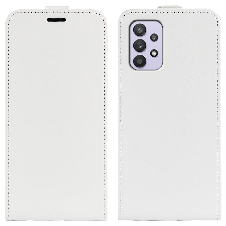 Per Samsung Galaxy A53 5G R64 Texture Custodia in pelle verticale a conchiglia con slot per schede e cornice per foto, For Samsung Galaxy A53 5G