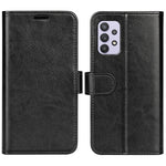 Per Samsung Galaxy A53 5G R64 Texture Custodia in pelle orizzontale a conchiglia con supporto e slot per schede e portafogli e cornice per foto, For Samsung Galaxy A53 5G