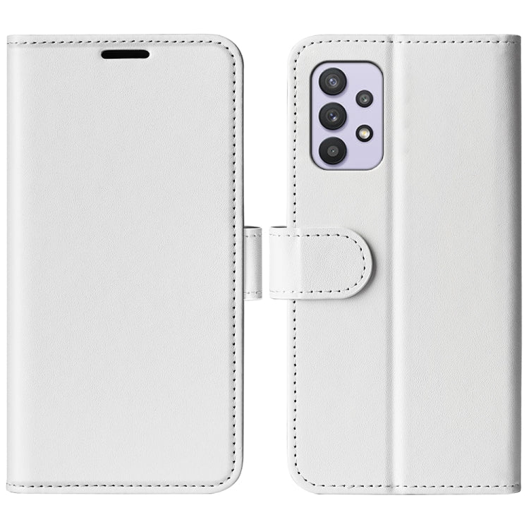 Per Samsung Galaxy A53 5G R64 Texture Custodia in pelle orizzontale a conchiglia con supporto e slot per schede e portafogli e cornice per foto, For Samsung Galaxy A53 5G