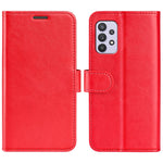 Per Samsung Galaxy A53 5G R64 Texture Custodia in pelle orizzontale a conchiglia con supporto e slot per schede e portafogli e cornice per foto, For Samsung Galaxy A53 5G
