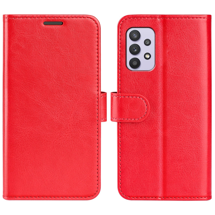Per Samsung Galaxy A53 5G R64 Texture Custodia in pelle orizzontale a conchiglia con supporto e slot per schede e portafogli e cornice per foto, For Samsung Galaxy A53 5G
