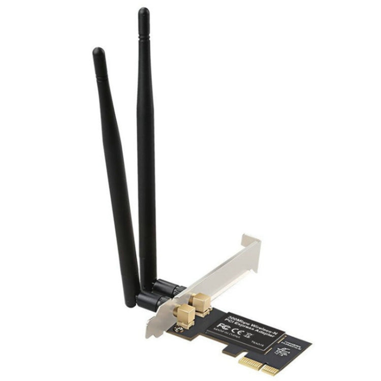 Scheda di rete PCI-E wireless con ricevitore WiFi a doppia frequenza da 300 M