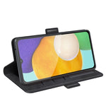 Per Samsung Galaxy A13 5G Custodia in pelle a vibrazione orizzontale con fibbia magnetica a doppio lato con supporto, slot per carte e portafoglio, For Samsung Galaxy A13 5G