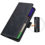 Per Samsung Galaxy A13 5G Custodia in pelle a vibrazione orizzontale con fibbia magnetica a doppio lato con supporto, slot per carte e portafoglio, For Samsung Galaxy A13 5G