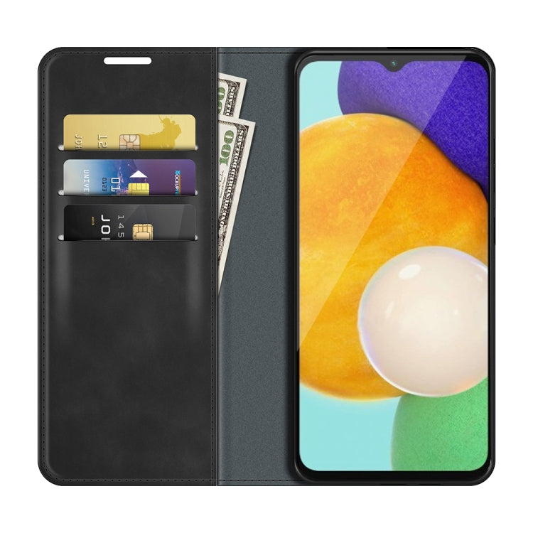 Custodia in pelle magnetica retro-pelle per Samsung Galaxy A13 5G con supporto, slot per carte e portafoglio, For Samsung Galaxy A13 5G