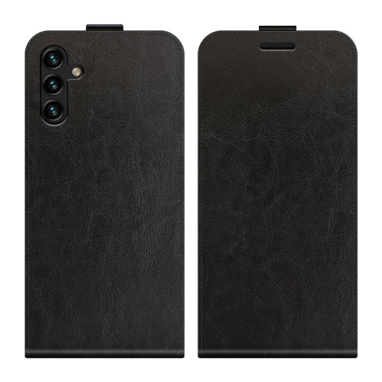 Per Samsung Galaxy A13 5G R64 Custodia in pelle a vibrazione verticale con texture con slot per schede e cornice per foto, For Samsung Galaxy A13 5G