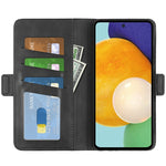 Per Samsung Galaxy A13 4G Custodia in pelle a vibrazione orizzontale con fibbia magnetica a doppio lato con supporto e slot per carte e portafoglio, For Samsung Galaxy A13 4G