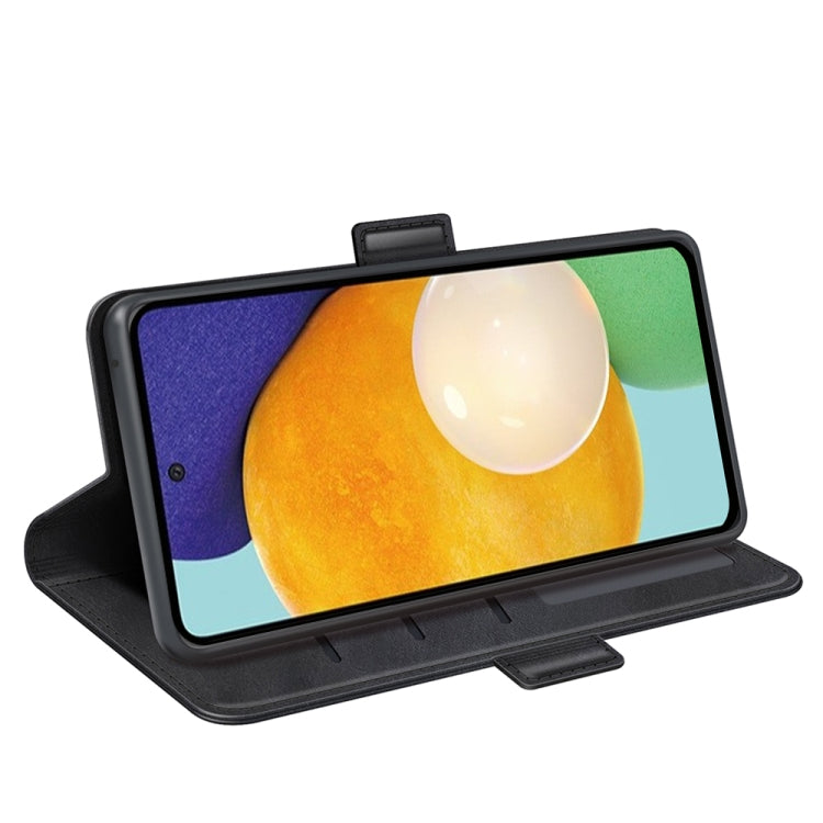 Per Samsung Galaxy A13 4G Custodia in pelle a vibrazione orizzontale con fibbia magnetica a doppio lato con supporto e slot per carte e portafoglio, For Samsung Galaxy A13 4G