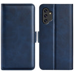 Per Samsung Galaxy A13 4G Custodia in pelle a vibrazione orizzontale con fibbia magnetica a doppio lato con supporto e slot per carte e portafoglio, For Samsung Galaxy A13 4G