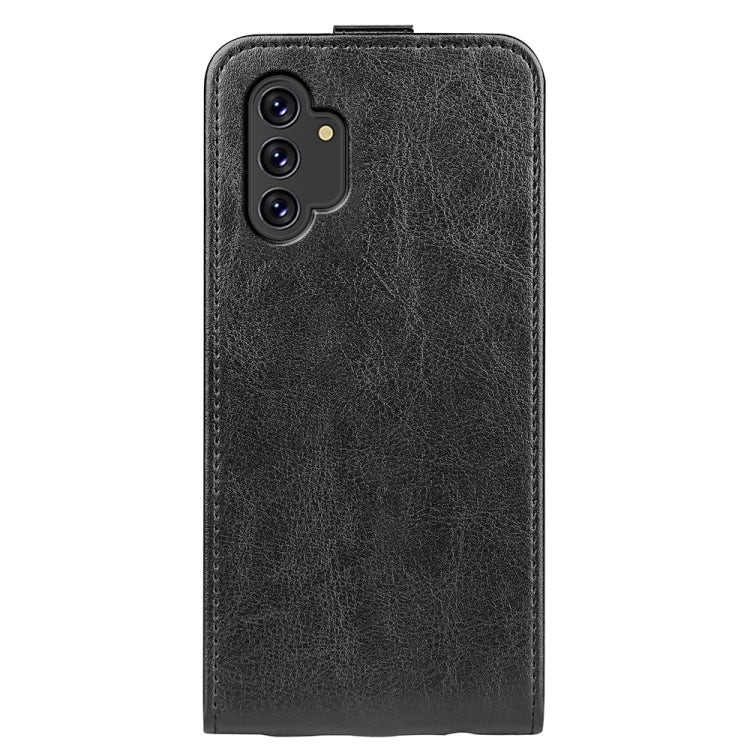 Per Samsung Galaxy A13 4G R64 Texture Custodia in pelle verticale a conchiglia con slot per schede e cornice per foto, For Samsung Galaxy A13 4G
