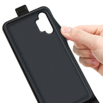Per Samsung Galaxy A13 4G R64 Texture Custodia in pelle verticale a conchiglia con slot per schede e cornice per foto, For Samsung Galaxy A13 4G
