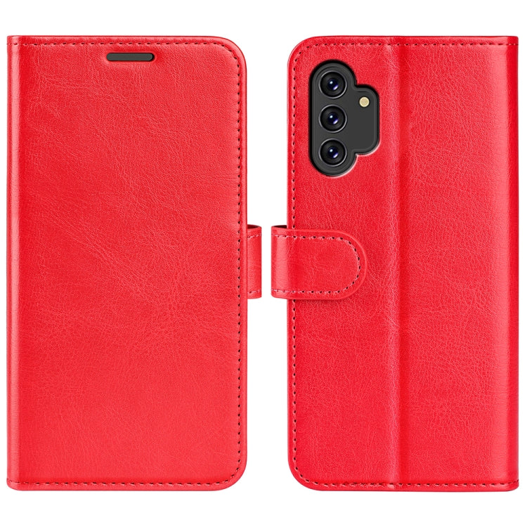 Per Samsung Galaxy A13 4G R64 Texture Custodia in pelle a vibrazione orizzontale con supporto e slot per schede e portafogli e cornice per foto, For Samsung Galaxy A13 4G
