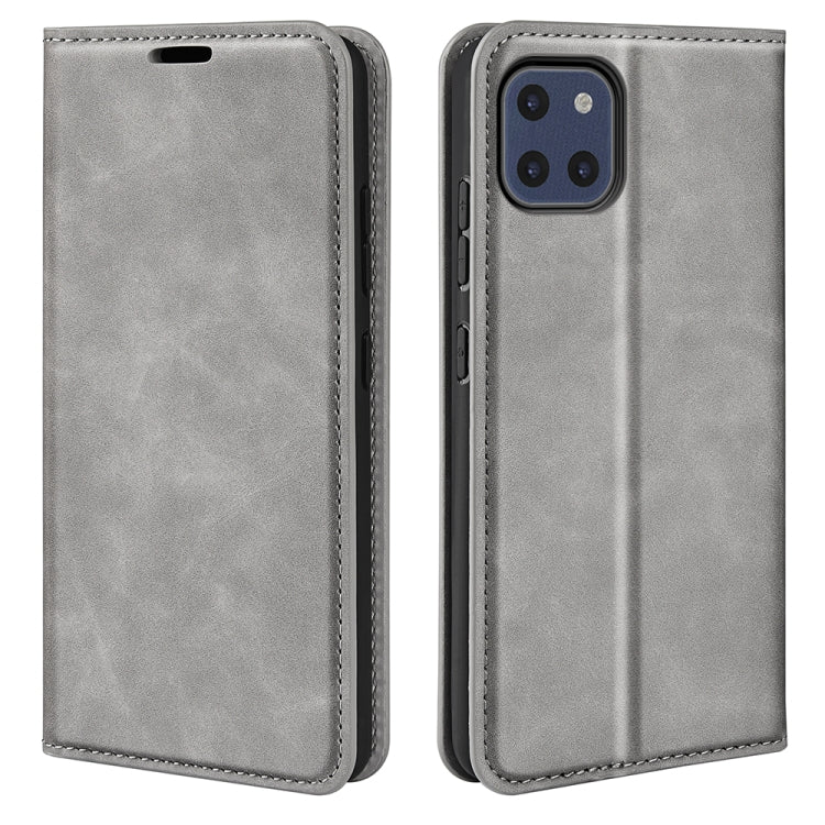 Custodia in pelle magnetica retro-pelle per Samsung Galaxy A03 da 164 mm con supporto, slot per schede e portafoglio, For Samsung Galaxy A03 164mm