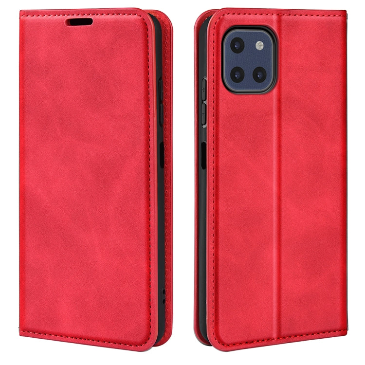 Custodia in pelle magnetica retro-pelle per Samsung Galaxy A03 da 164 mm con supporto, slot per schede e portafoglio, For Samsung Galaxy A03 164mm