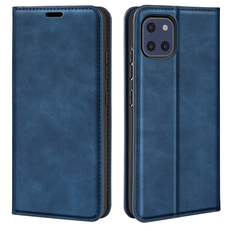 Per Samsung Galaxy A03 166mm Custodia in pelle magnetica retro-pelle con supporto e slot per schede e portafoglio, For Samsung Galaxy A03 166mm