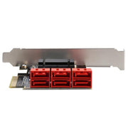 Scheda di espansione PCIe a SATA 3.0 6G, PCIE to SATA 3.0 6G