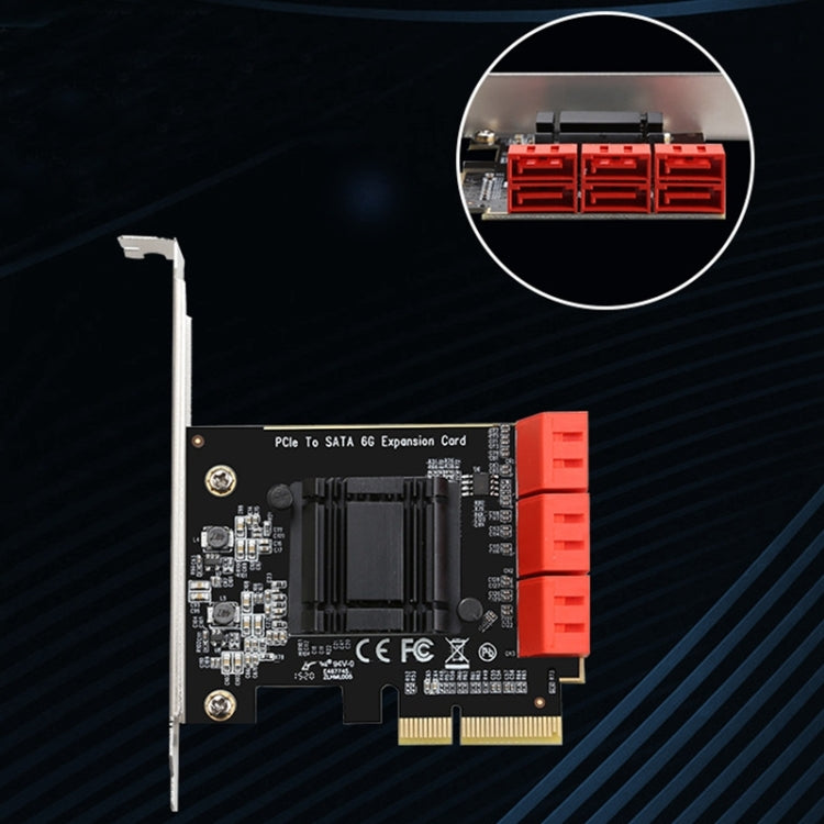 Scheda di espansione PCIe a SATA 3.0 6G, PCIE to SATA 3.0 6G