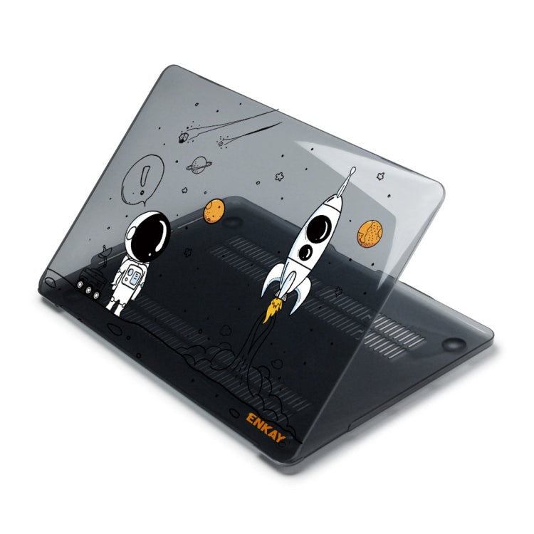ENKAY Spaceman Pattern Laotop Custodia protettiva in cristallo per MacBook Pro 14,2 pollici A2442 (2021), For MacBook Pro 14.2 inch A2442 2021/A2779 2023, For MacBook Pro 14.2 inch A2442 2021/A2779 2023/14 inch A3434 2025 (M5)