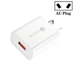Caricabatterie rapido USB 3A CA-25 QC3.0 per telefono cellulare, spina AU, AU Plug