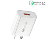 Caricabatterie rapido USB 3A CA-25 QC3.0 per telefono cellulare, spina AU, AU Plug