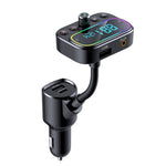 T67 Bluetooth 5.0 Lettore musicale MP3 per auto Trasmettitore modulatore FM Adattatore AUX wireless Vivavoce, T67