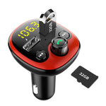 BT21 Trasmettitore FM Bluetooth per auto Lettore MP3 Trasmettitore FM wireless Caricatore rapido, BT21