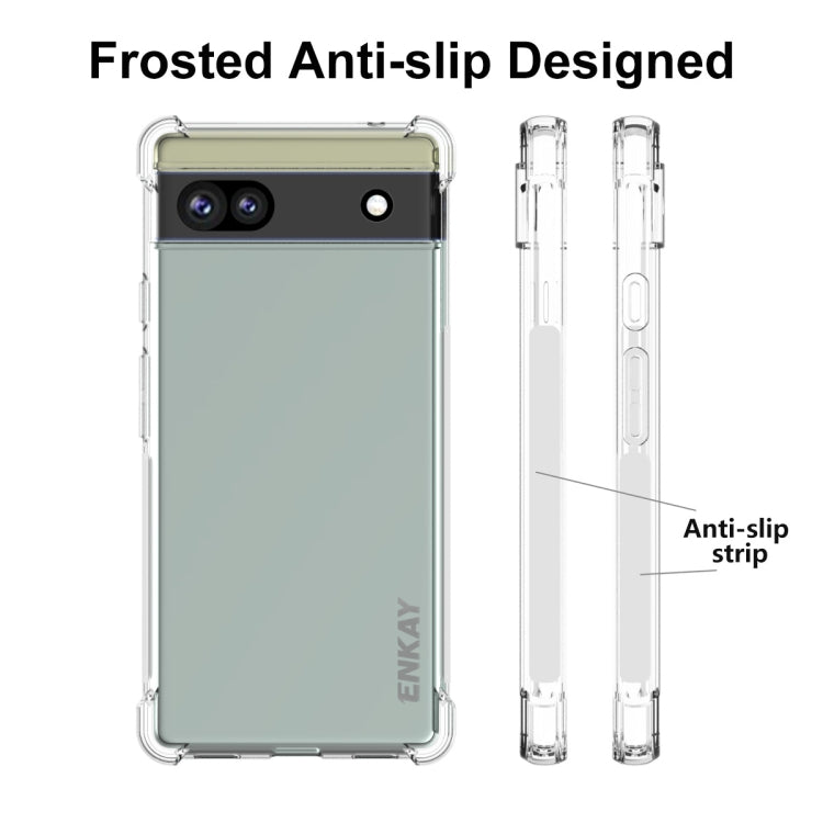 Custodia TPU trasparente per Google Pixel 6a
