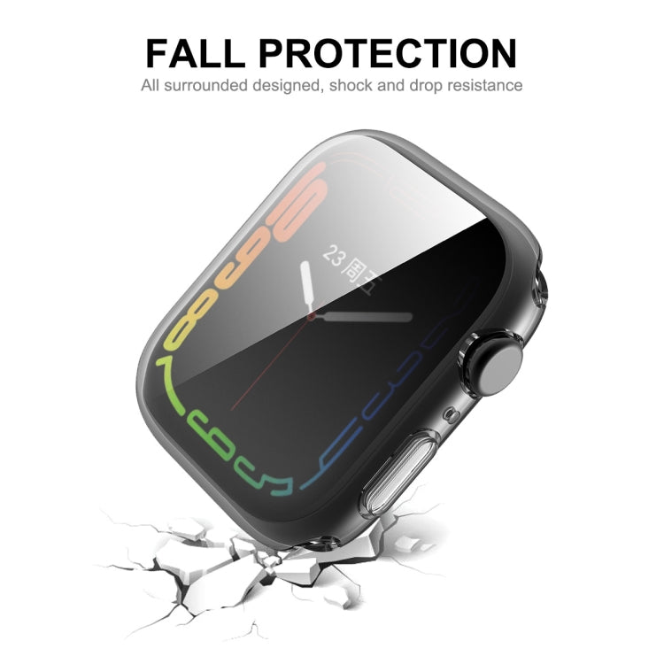 Custodia in TPU trasparente ENKAY Hat-Prince, For Apple Watch Series 9 / 8 / 7 41mm, For Apple Watch Series 8 / 7 45mm