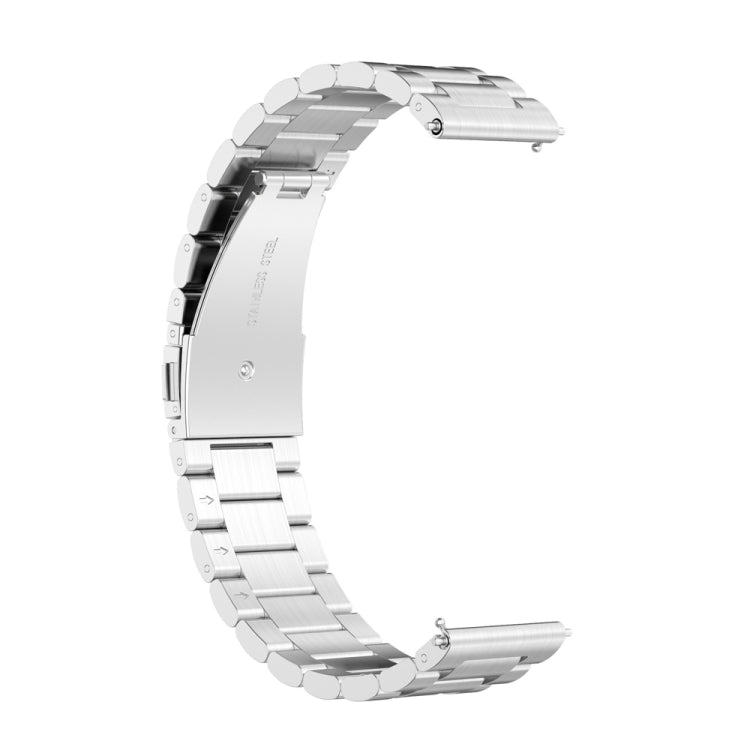 Cinturino in acciaio inossidabile a tre sfere, 22mm Three Flat Buckle For Huawei Watch GT Runner / Watch GT 3 46mm