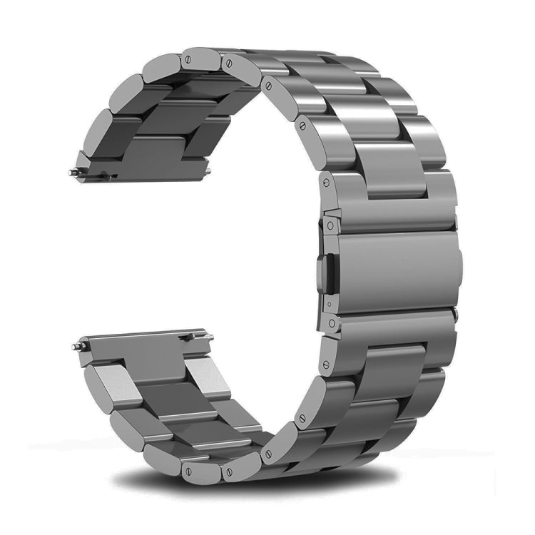 Cinturino in acciaio inossidabile a tre sfere, 22mm Three Flat Buckle For Huawei Watch GT Runner / Watch GT 3 46mm