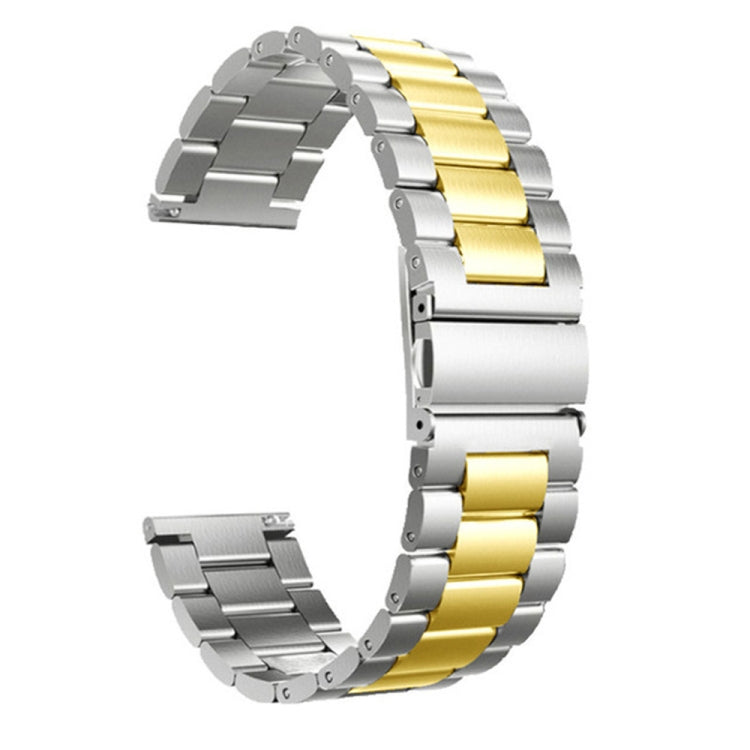 Cinturino in acciaio inossidabile a tre sfere, 20mm Three Flat Buckle For Huawei watch GT 3 42mm / Watch GT 2 42mm