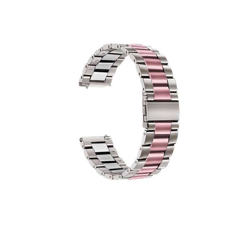 Cinturino in acciaio inossidabile a tre sfere, 20mm Three Flat Buckle For Huawei watch GT 3 42mm / Watch GT 2 42mm