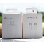 Caricabatterie da viaggio 20W USB-C con cavo Tipo-C AU Plug