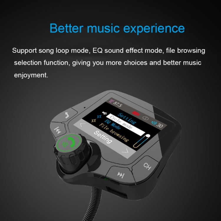 Lettore MP3 Bluetooth per auto G24 con trasmettitore FM wireless, G24