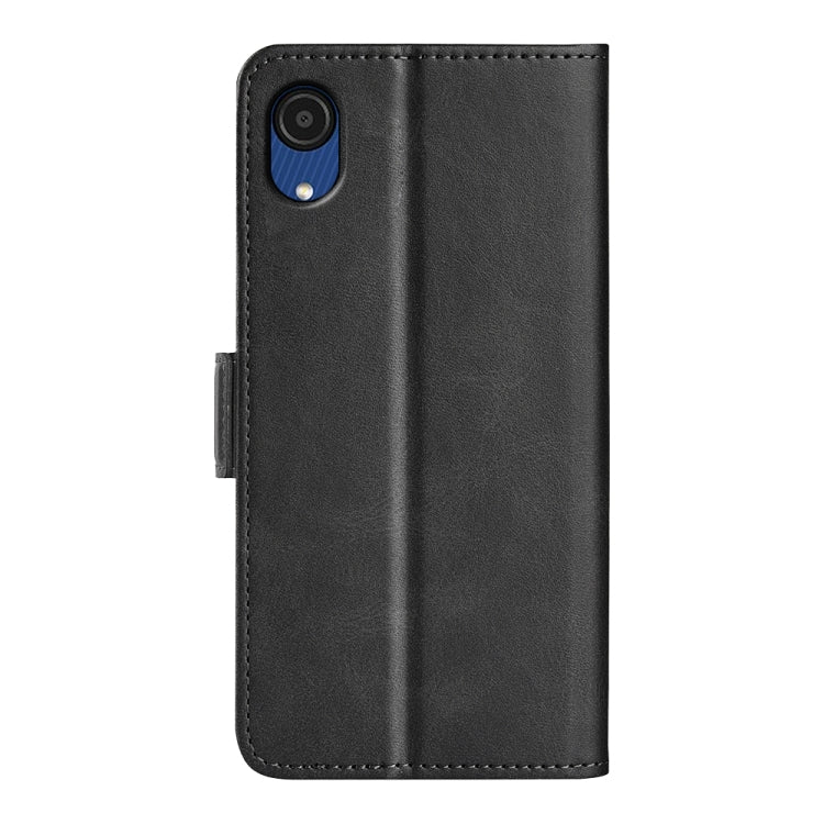 Custodia in pelle con fibbia magnetica a doppio lato per Samsung Galaxy A03 Core, For Samsung Galaxy A03 Core