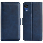 Custodia in pelle con fibbia magnetica a doppio lato per Samsung Galaxy A03 Core, For Samsung Galaxy A03 Core