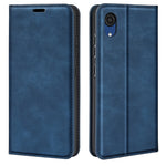 Custodia in pelle magnetica retro-pelle per Samsung Galaxy A03 Core, Black, Grey, Dark Blue, Pink, Red