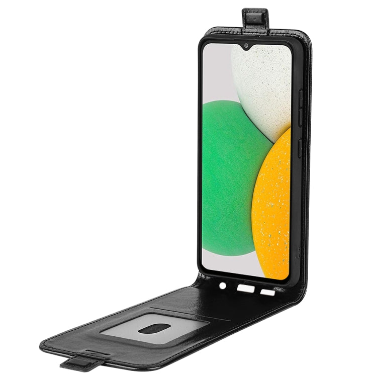 Custodia in pelle a vibrazione verticale per Samsung Galaxy A03 Core R64 Texture, For Samsung Galaxy A03 Core