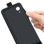 Custodia in pelle a vibrazione verticale per Samsung Galaxy A03 Core R64 Texture, For Samsung Galaxy A03 Core