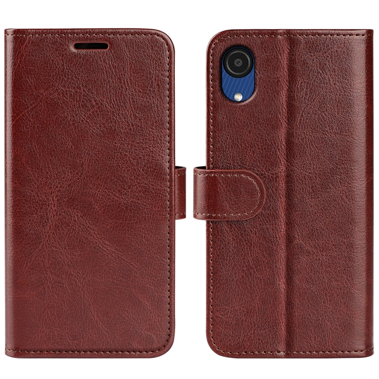 Per Samsung Galaxy A03 Core R64 Texture Flip Custodia in pelle, For Samsung Galaxy A03 Core